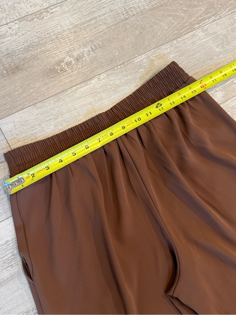 MELLODAY Brown Wide-Leg Ponte Pants - Picture 5 of 5
